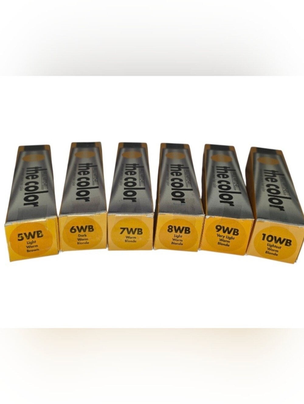 New (6) Paul Mitchell Permanent Cream Hair Color Size 3 fl oz each